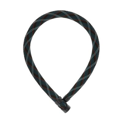 ABUS Chain Lock IVERA Chain 7210 - Bicycle Lock with Highly Flexible IvyTex Synthetic Fibre Coating - ABUS Security Level 8-110 cm - Grey