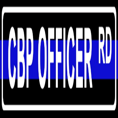 Makoroni - CBP Officer Police Novelty Street Sign Aluminum Metal 4x18 inc