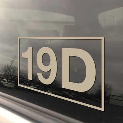 Army MOS 19D Cavalry Scout 5 Pack 3x5 Tan Window Decal Lifetime Replacement Heavy Duty Die Cut Vinyl Veteran Bumper Sticker