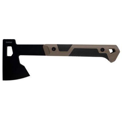 Kershaw Deschutes Bearded Hatchet Camp Ax, Full Tang, Stainless Steel (1075)