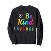 Be Kind Love ASL Sign Language Nonverbal Teacher Student Sweatshirt view 1
