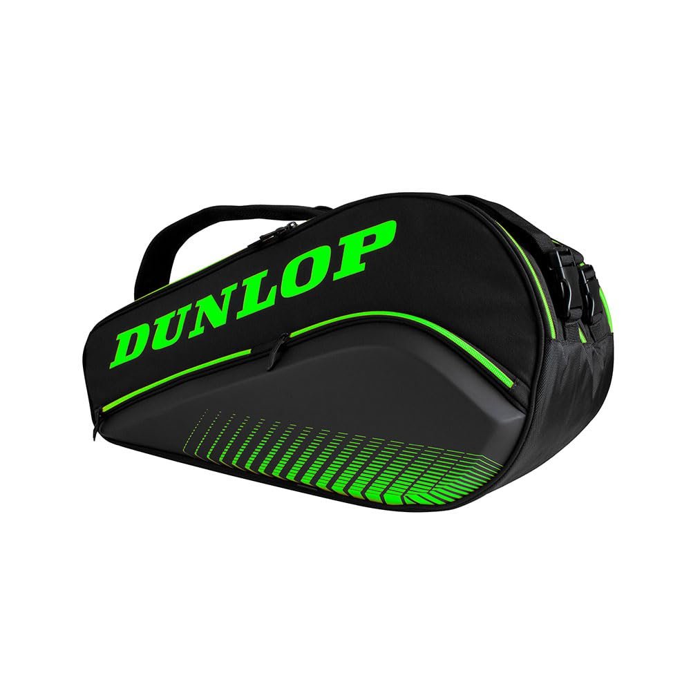 Dunlop Sports Paletero Elite Padel Bag, Black/Green