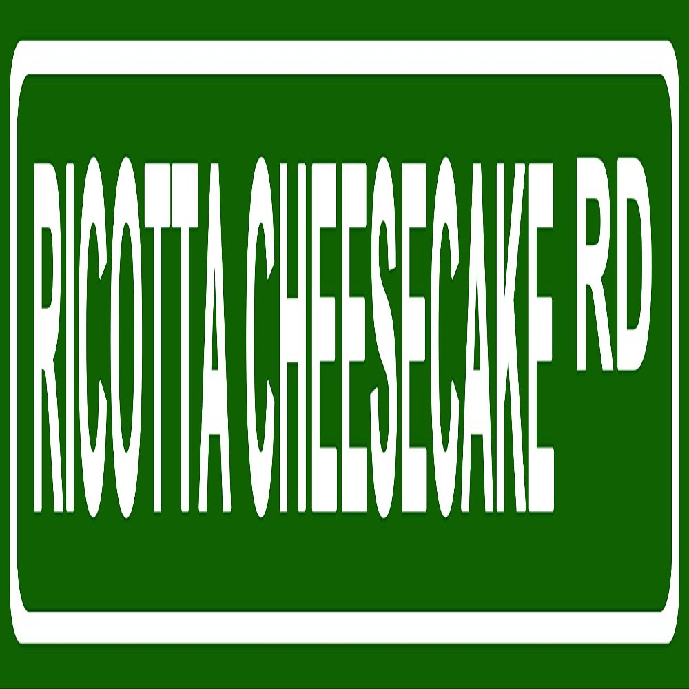 Makoroni - Ricotta Cheesecake Foods Aluminum Metal 4x18 inc. Decorative Street and Room Sign