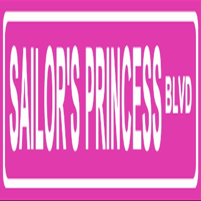 Makoroni - Sailor's Princess Aluminum Metal 4x18 inc. Decorative Street and Room Sign