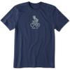 Life is Good Men's Bike Jake Vintage Crusher Tee, Darkest Blue - XXXL view 1