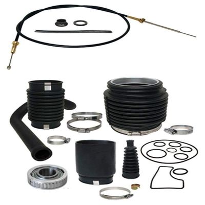 RPS Transom Service Kit Gimbal Bearing, Shift Cable, Exhaust, U-Joint, Shift Bellows, Replaces 30-803100T1 for Mercruiser Bravo 1, 2, 3, I, II, III
