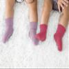 Babysoy Newborn Baby Girl Gripper Socks - Toddler Ankle Non-Slip Socks with Grips- Pack of 4s  (0-6 Months, Lavender-berry) view 2