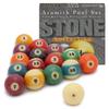 Aramith Stone Billiard Pool Ball Set 2 1/4" Granite Look view 1