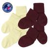 Babysoy Unisex Newborn Baby Gripper Socks - Toddler Ankle Non-Slip Socks with Grips- Pack of 4s (6-12 Months, Burgundy-Soy) view 2