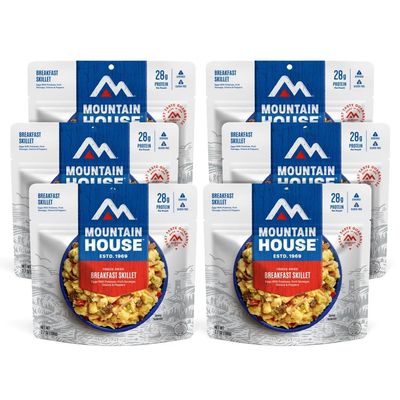 Mountain House Breakfast Skillet | Freeze Dried Backpacking & Camping Food | 6-Pack | Gluten-Free