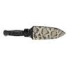 TG,LLC Treasure Gurus Full Tang Hunting Tactical Boot Knife Survival Dagger Rattlesnake Skin Leather Sheath view 2