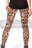 Sister Amy Women's Digital Geometry Printted Ankle Elastic Tights Legging Leopard US XXXXL view 4