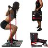 BodyBoss Home Gym 2.0 - Full Portable Gym Home Workout Package + 1 Set of Resistance Bands - Collapsible Resistance Bar, Handles - Full Body Workouts for Home, Travel or Outside - Red view 1