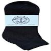 24 Pairs Of Yacht & Smith Men Wholesale Cotton Sport Athletic Mid Ankle Socks Bulk Case Pack Size 10-13 (Black) view 2