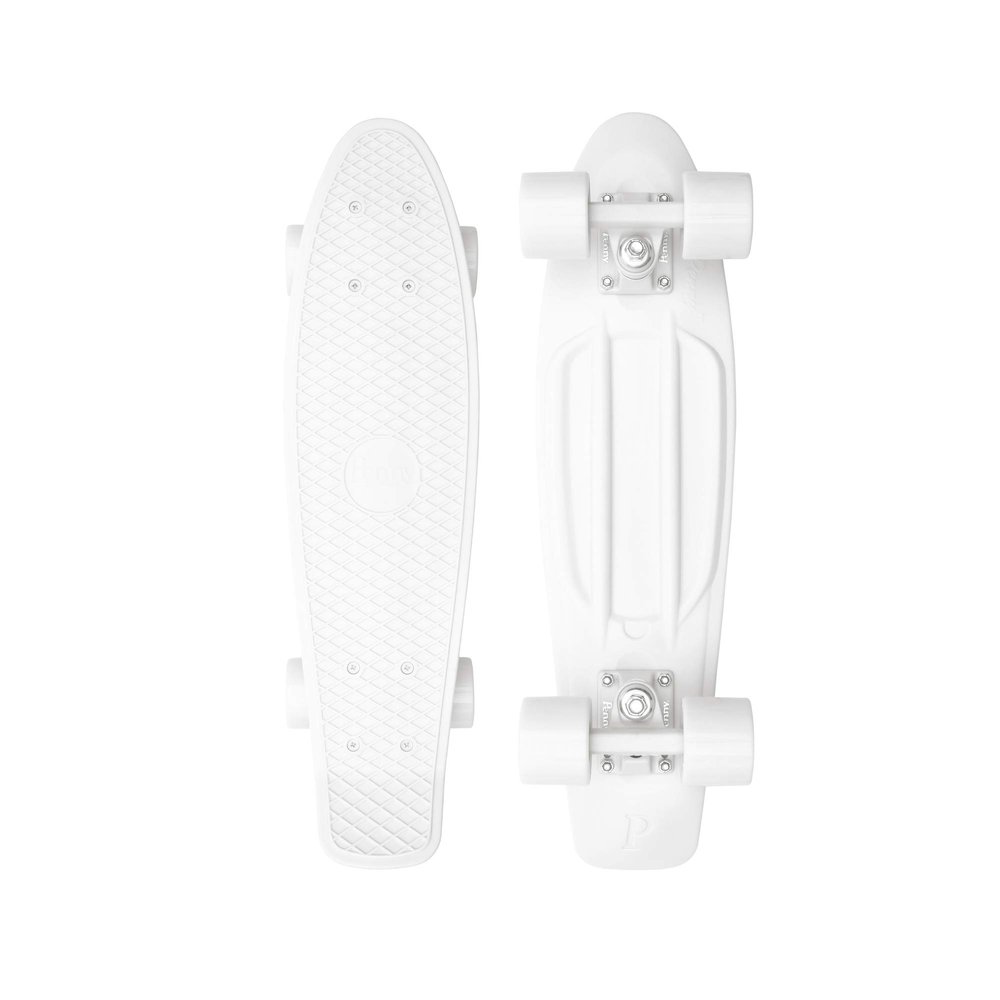 Penny Australia, 22 Inch White Penny Board, The Original Plastic Skateboard