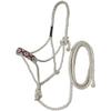 Tough 1 Beaded Mule Halter w.Lead White Diamond view 1