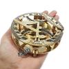 AV Sun Dial Compass Brass Navigation Sun Clock Maritime Compasses Hiking/Traveling Gifts view 1