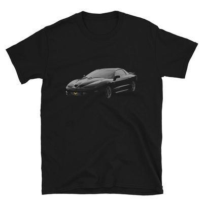 Firebird Transam LT1 5.7 V8 Short-Sleeve Unisex T-Shirt Black