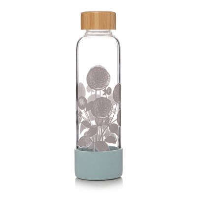 Half Moon Bay Water Bottle (Glass) - RHS (Dahlia)