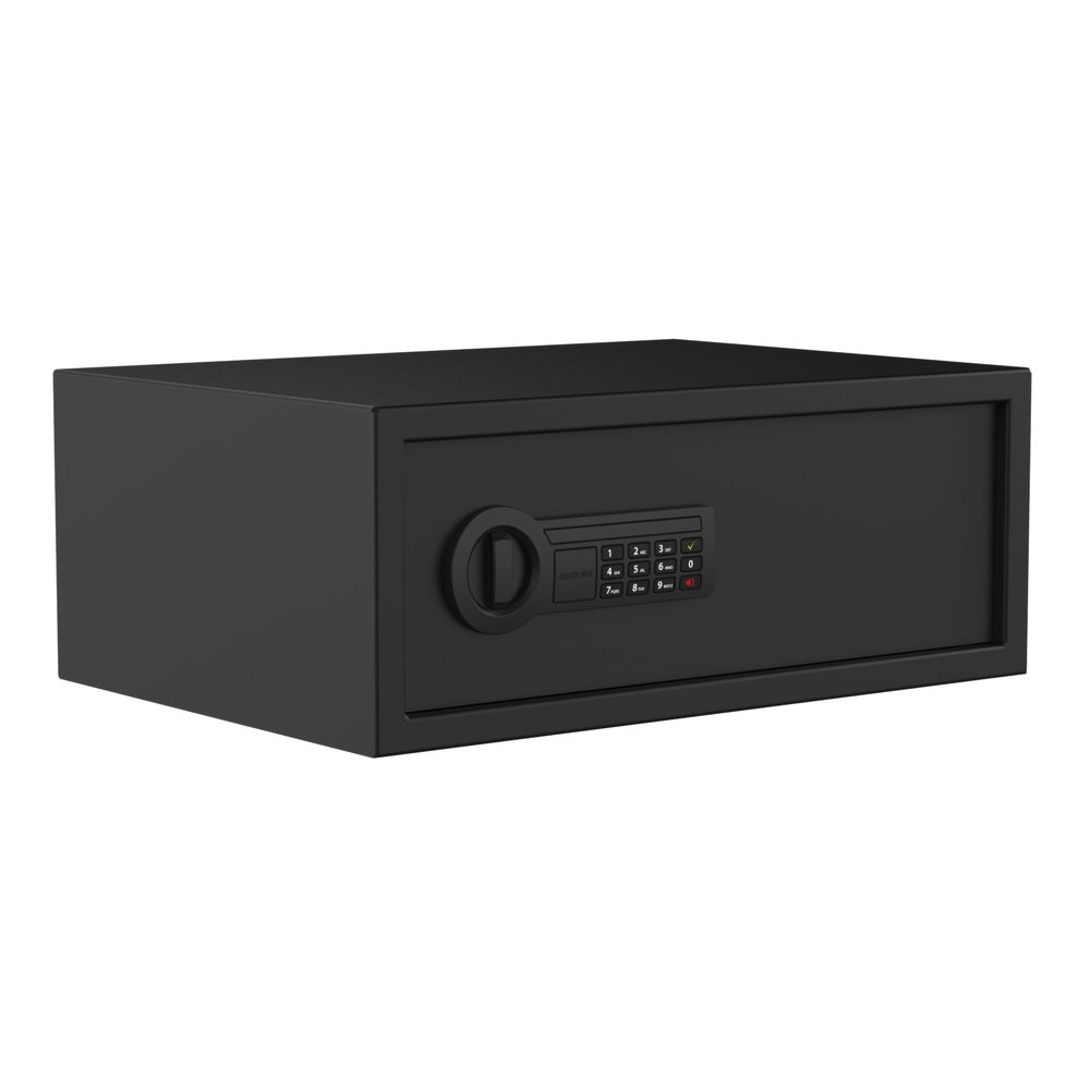 Stack-On Extra-Wide Home and Office Personal Safe with Electronic Lock, Interior Light, Alarm, and Laptop Storage Steel Security Safe with Backup Key and Mounting Hardware