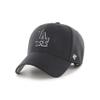 '47 Brand Los Angeles LA Dodgers MVP Hat Cap Black/White Outline