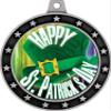 2.5" St. Patrick's Day Universe Star Silver Medal, Happy St. Patrick's Day Trophy Medal Awards, Great Lucky Shamrock Themed Prizes for Kids 50 Pack Prime view 2