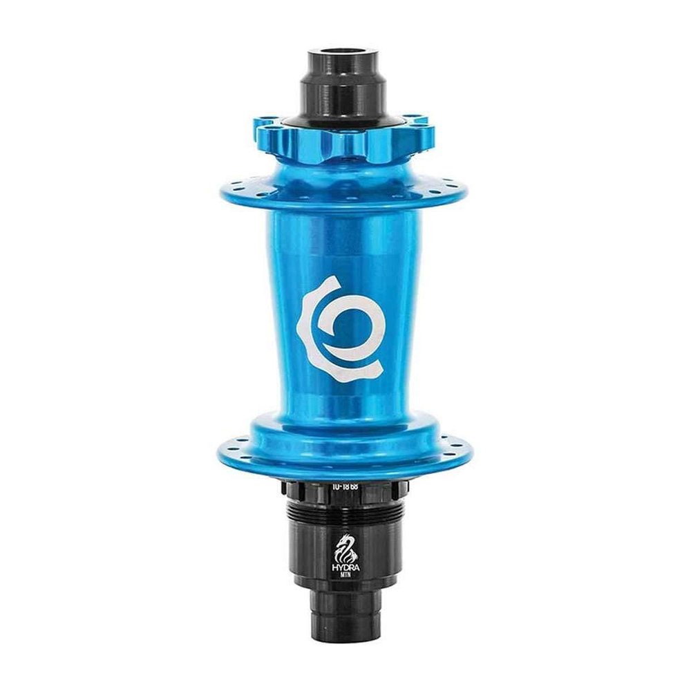 Industry Nine Classic DH150/157 6B Bicycle Disc Hub - Rear, 32H, 12mm TA, 157mm, Shimano Micro Spline - Turquoise - H2MTXAXG7