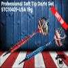 Soft Tip Darts Set - Professional Darts for Electronic Dartboard - Includes Brass Barrels + Plastic & Aluminum Shafts + Rubber O'Rings + Flights + 50PC 2BA Tips + Wrench (19g-USA-STC10421) view 2