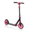 Globber 2 Wheel Kick Scooter for Teens and Adults Ages 41+ | Adjustable T-Bar Scooter with 3 Height Settings | Foldable Kick Scooter for Easy and Convinent Travel & Storage (Black & Red) view 1