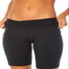 Marika Women's Odessa High Waist Tummy Control Bermuda Pocket Short, Black, X-Large view 3