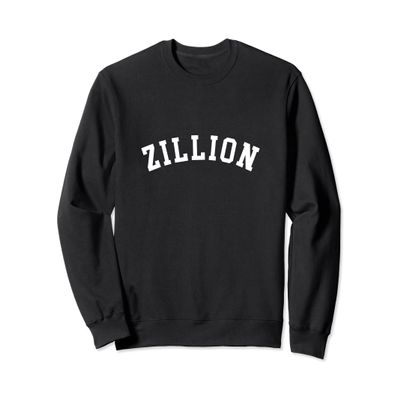 Barstool Sports Zillion Beers College Style Sweatshirt