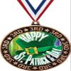 2.75" St. Patrick's Day 3rd Place Perimeter Bronze Medals, Happy St. Patrick's Day Trophy Medal Awards, Great Lucky Shamrock Themed Prizes for Kids 50 Pack Prime view 1