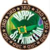 2.75" St. Patrick's Day 3rd Place Perimeter Bronze Medals, Happy St. Patrick's Day Trophy Medal Awards, Great Lucky Shamrock Themed Prizes for Kids 50 Pack Prime view 2