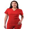 Adar Uniforms, Pro Scrubs for Women - Elevated V-Neck Scrub Top - P4212 - Apple - XL view 1