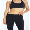 Bally Total Fitness Women's High Rise Mid-Calf Legging, Black, Small view 2