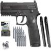 P320 Sig Sauer Airgun .177 Cal 30 Rd with 15x12 gr C02 Tanks and 500 Match Lead Pellets Bundle (Black) view 1