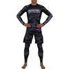 Hardcore Training Night Camo 2.0 Men's Rash Guard Compression Long Sleeve MMA No-GiTight BJJ Grappling Base Layer Combat view 2