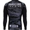 Hardcore Training Night Camo 2.0 Men's Rash Guard Compression Long Sleeve MMA No-GiTight BJJ Grappling Base Layer Combat view 4