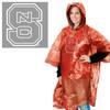 NCAA North Carolina State Wolfpack Rain Poncho, Team Colors, One Size view 1