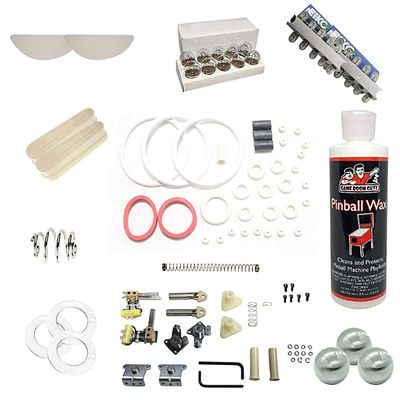Game Room Guys 1990 Gottlieb Silver Slugger Pinball White Premium Maintenance Kit