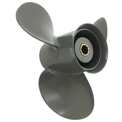 ARKDOZA Aluminum Outboard Boat Propeller for Honda Motor Engines 25-30HP,3 Blades,10 Spline Tooth 9 7/8x13