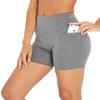 Bally Total Fitness High Rise 5" Pocket Short, Heather Charcoal, X-Large view 3
