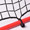 Foldable 3.3 * 3.3FT Soccer Rebounder Net with Thickened Tube and Rope, Football Rebound Net, Kickback Soccer Trainer for Kids and Teenagers - Ball Rebounder Soccer Trainer for Indoor Outdoor view 3