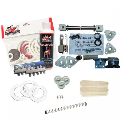 Game Room Guys 1977 Gottlieb Bronco Pinball White Premium Maintenance Kit