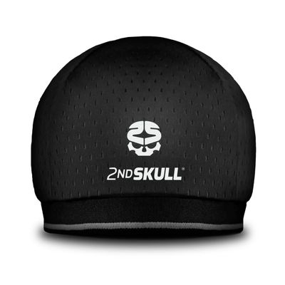 2nd Skull Protective Sports Pro Cap - Impact-Reducing Protective Headgear; Thin, Lightweight Athletic Headwear; Safety Head Protection Designed to Defend Against Odor and Stains (Extra Large) Black
