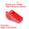12PCS Red Emergency Whistle with Lanyard, Super Loud Plastic Whistles Bulk Perfect for Self-Defense, Lifeguard and Emergencies view 2
