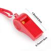 12PCS Red Emergency Whistle with Lanyard, Super Loud Plastic Whistles Bulk Perfect for Self-Defense, Lifeguard and Emergencies view 4
