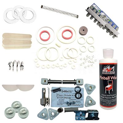 Game Room Guys 1977 Gottlieb Golden Arrow Pinball White Premium Maintenance Kit