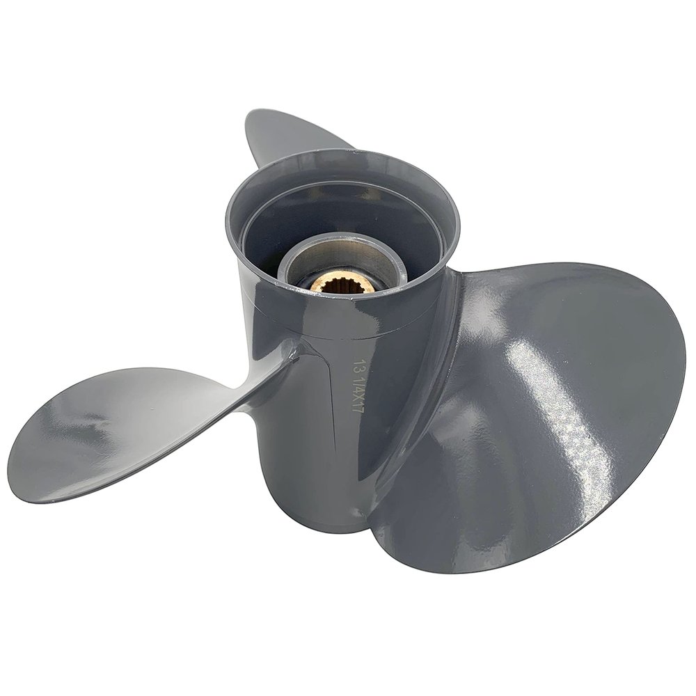 ARKDOZA 13 1/4X17 Aluminum Propeller for 60/75/90/115/130HP Honda Outboard Motor Engine