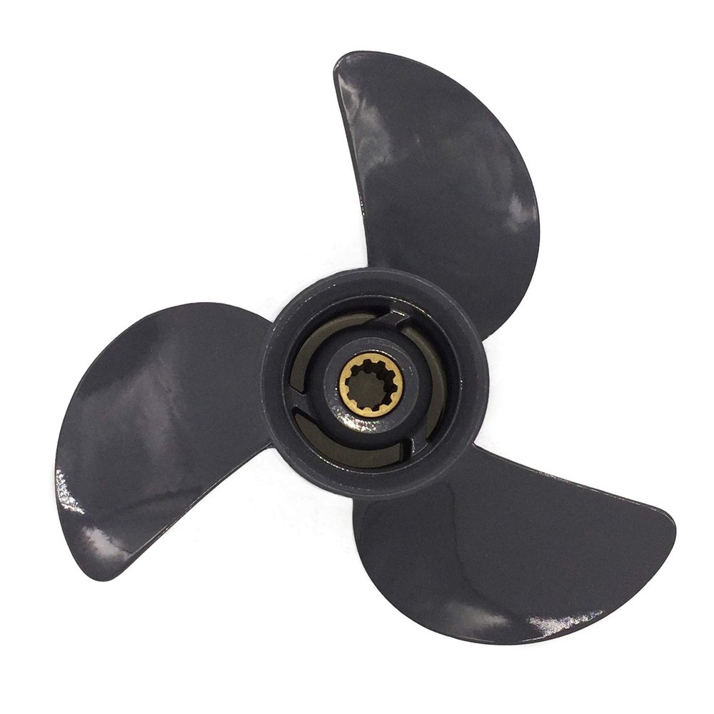 ARKDOZA Aluminum Outboard Boat Propeller for Honda Motor Engines 25-30HP,3 Blades,10 Spline Tooth 9 7/8x10